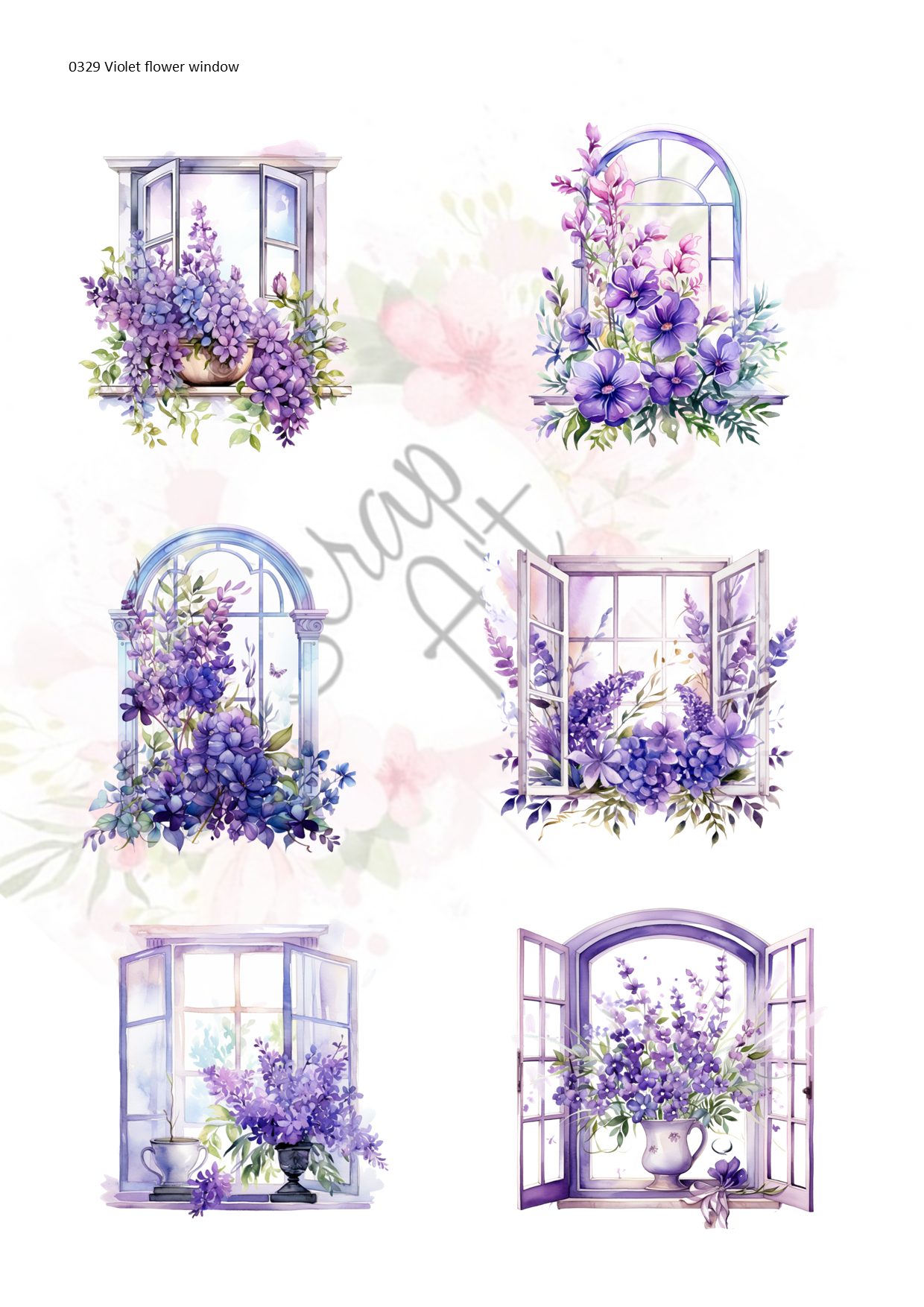 0329 Violet window frame