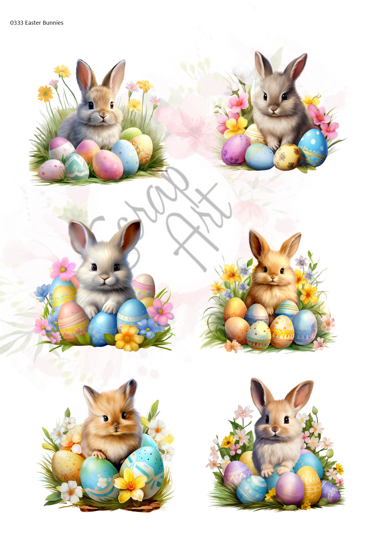 0333 Easter bunnes