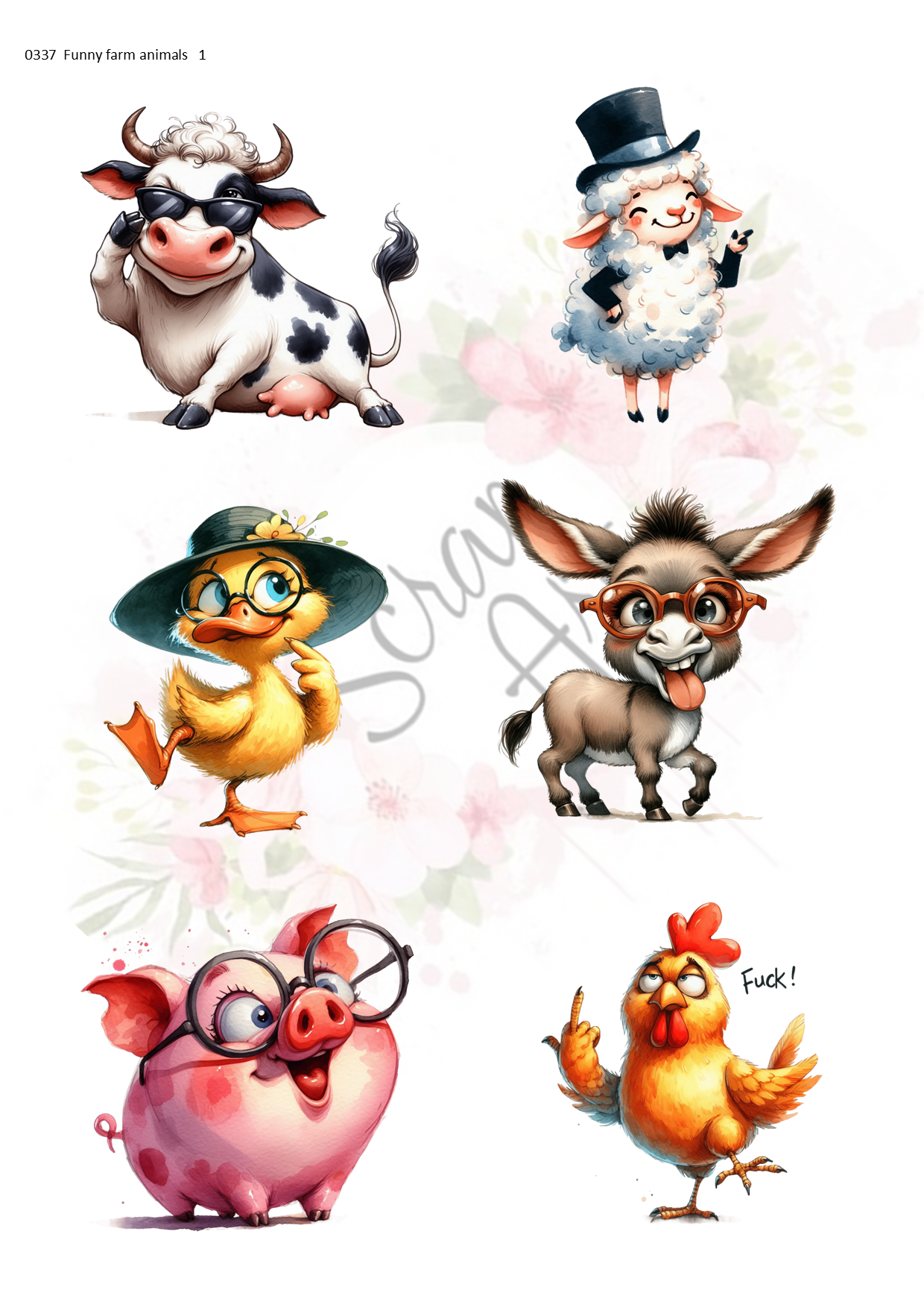 0337 Funny farm animals 1