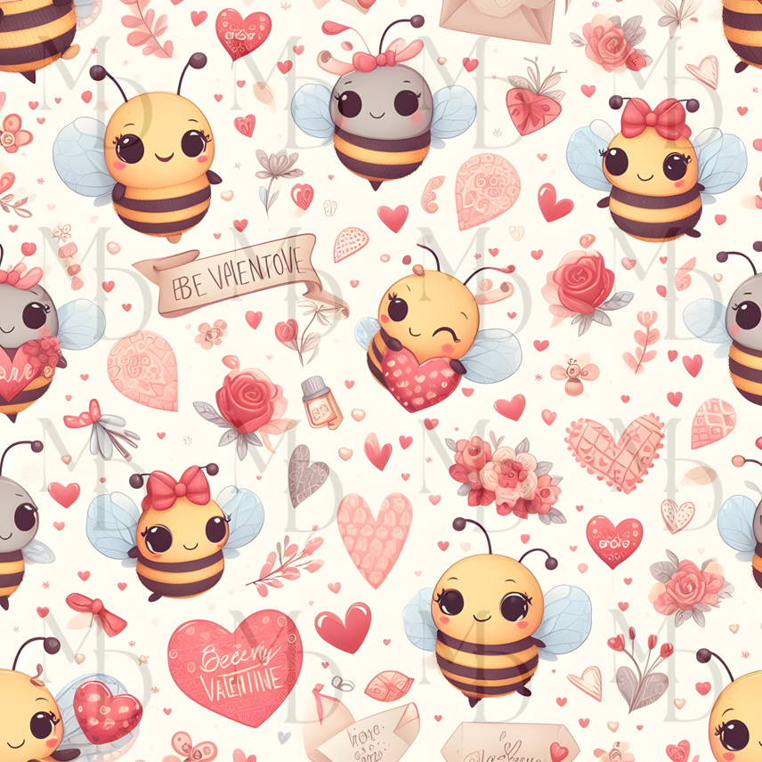 Bee my love 14x14