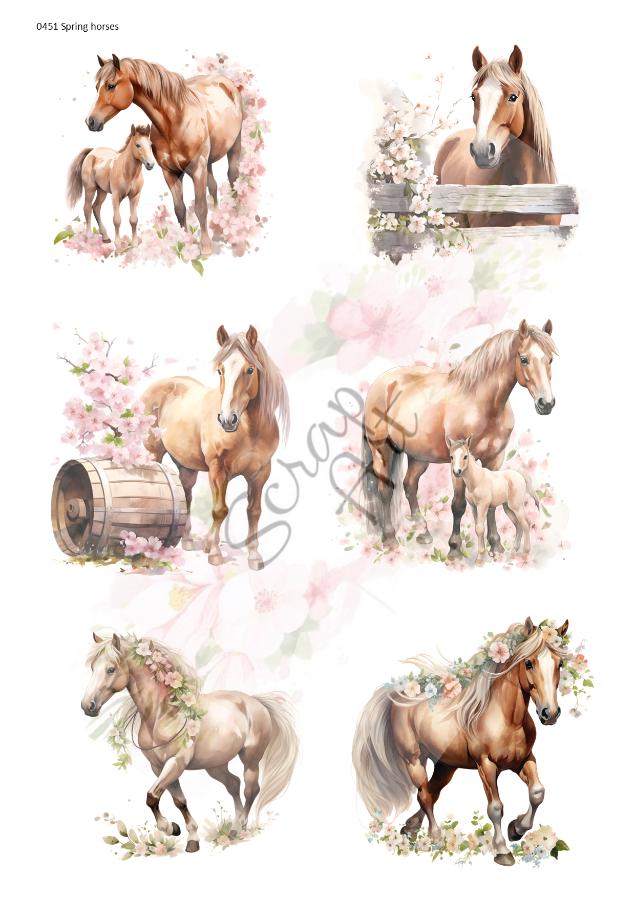 0451 Spring horses