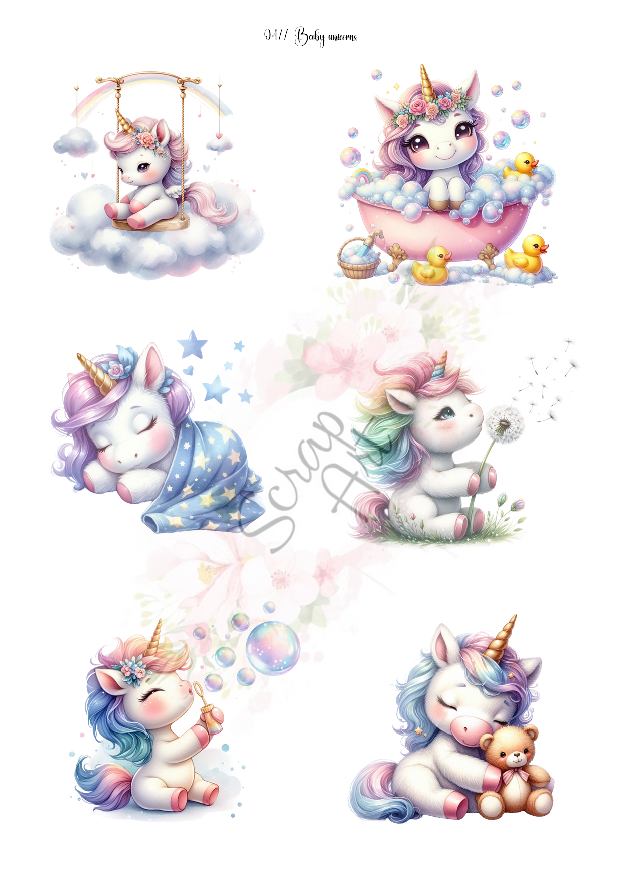 0477 Baby unicorns