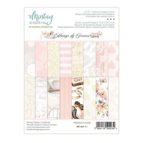 6 x 8 Add-On Paper Pad - Always & Forever