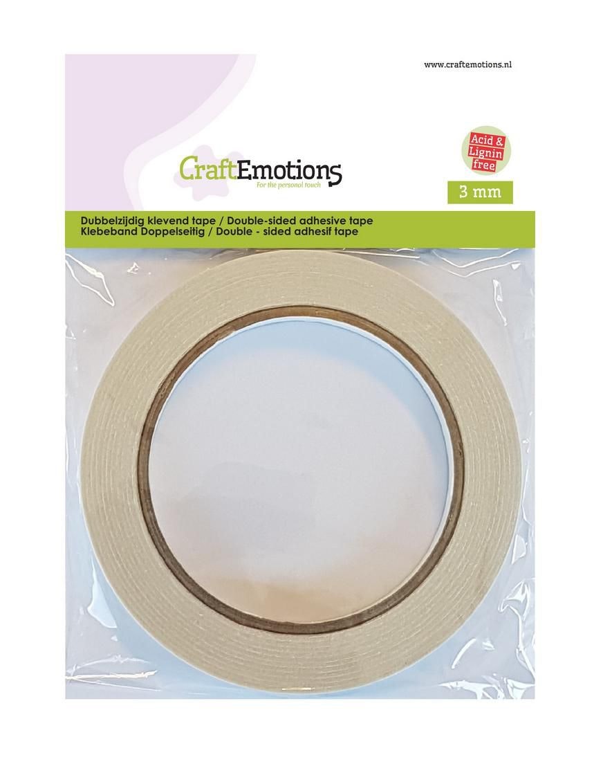 Double-sided adhesive tape 3 mm 20 MT