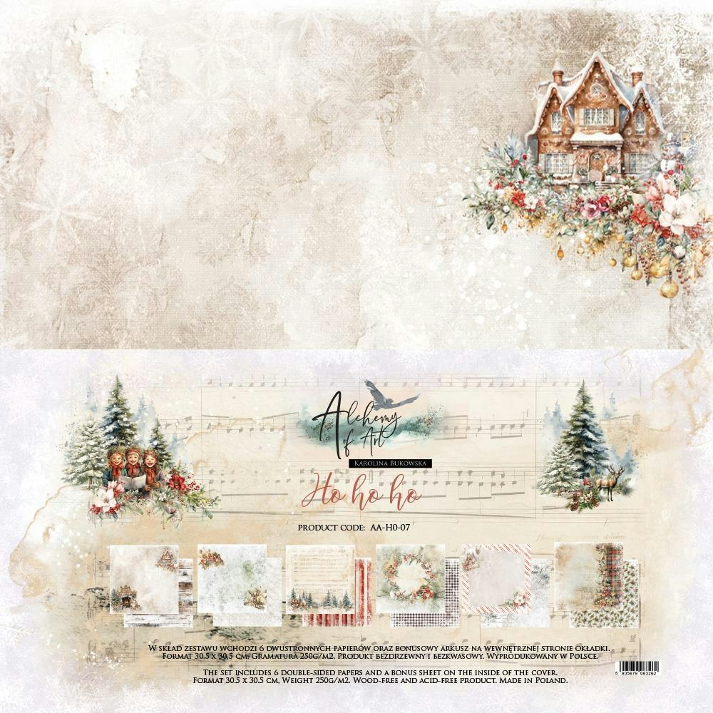 AA-HO-07 Ho Ho Ho 12x12