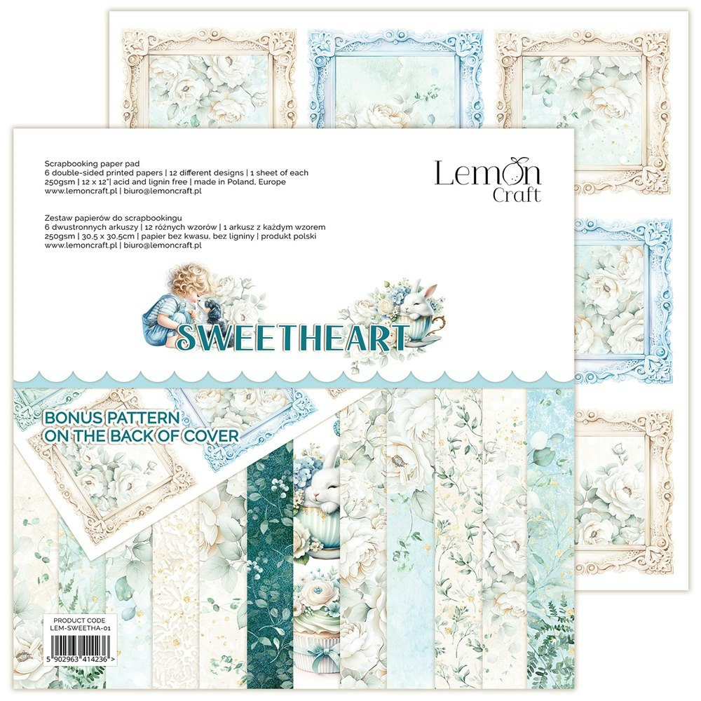 LEM-SWEETHA-01 Paperpad sweetheart 01 12x12