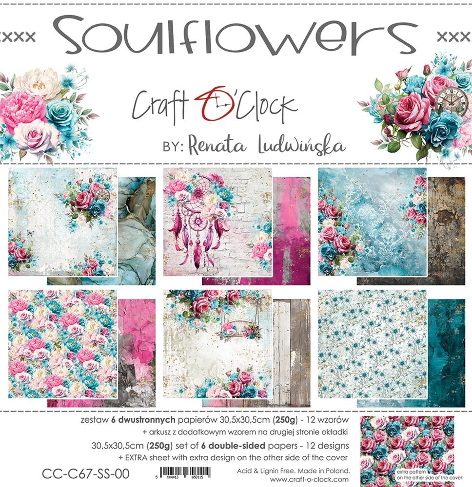 12x12 SOULFLOWERS CC-C67-SS-00