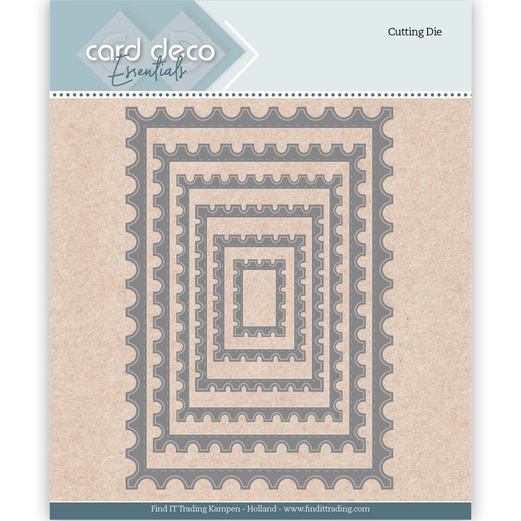 Nesting dies stamp border CDECD0122