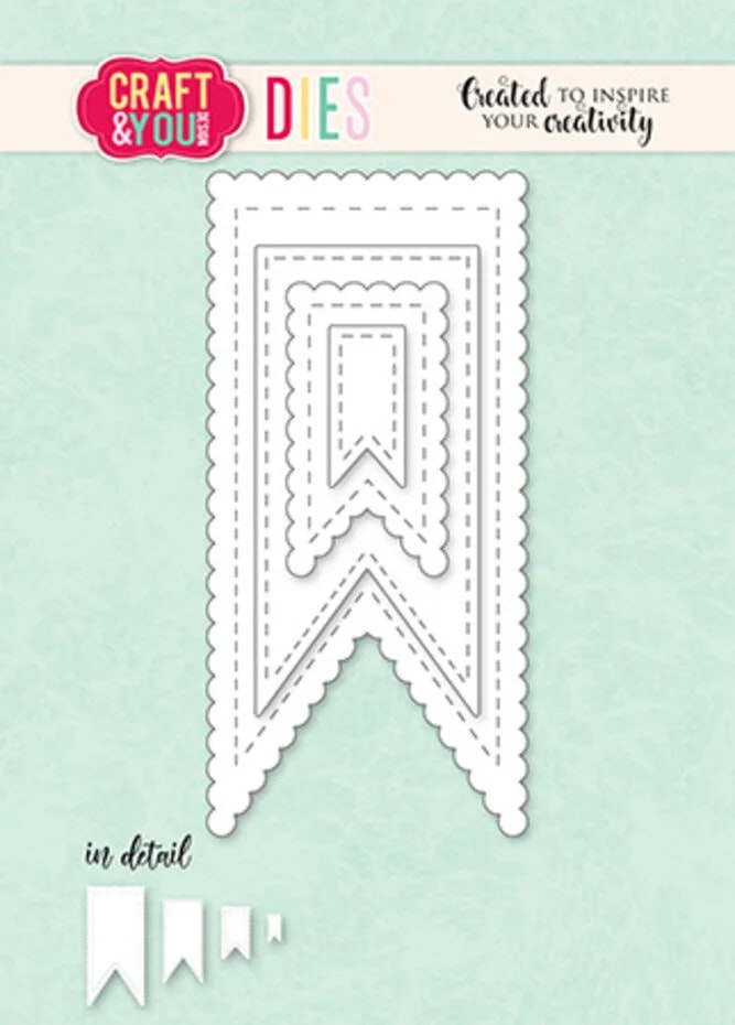 Biscuit Pennants Set Dies