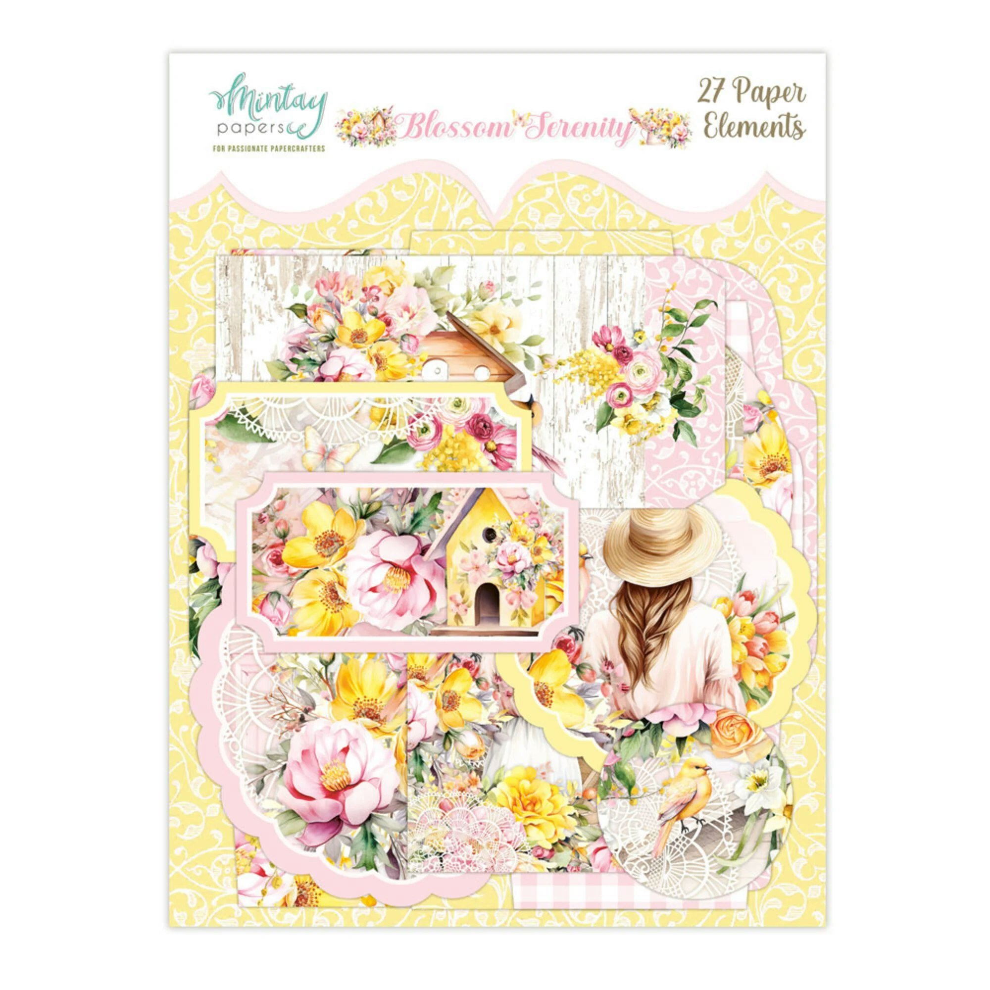 Blossom Serenity paper eements