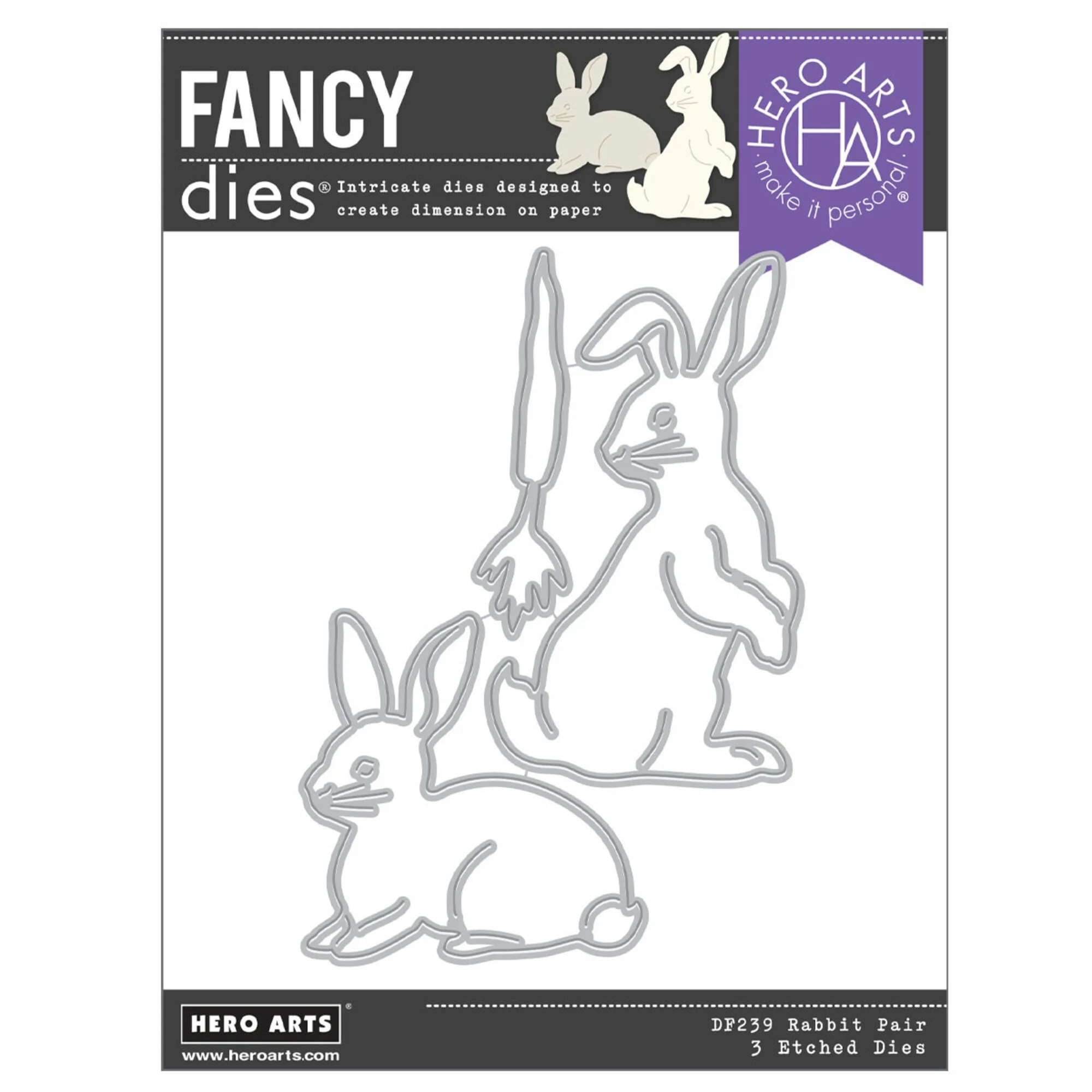 Rabbit Pairs Fancy Dies