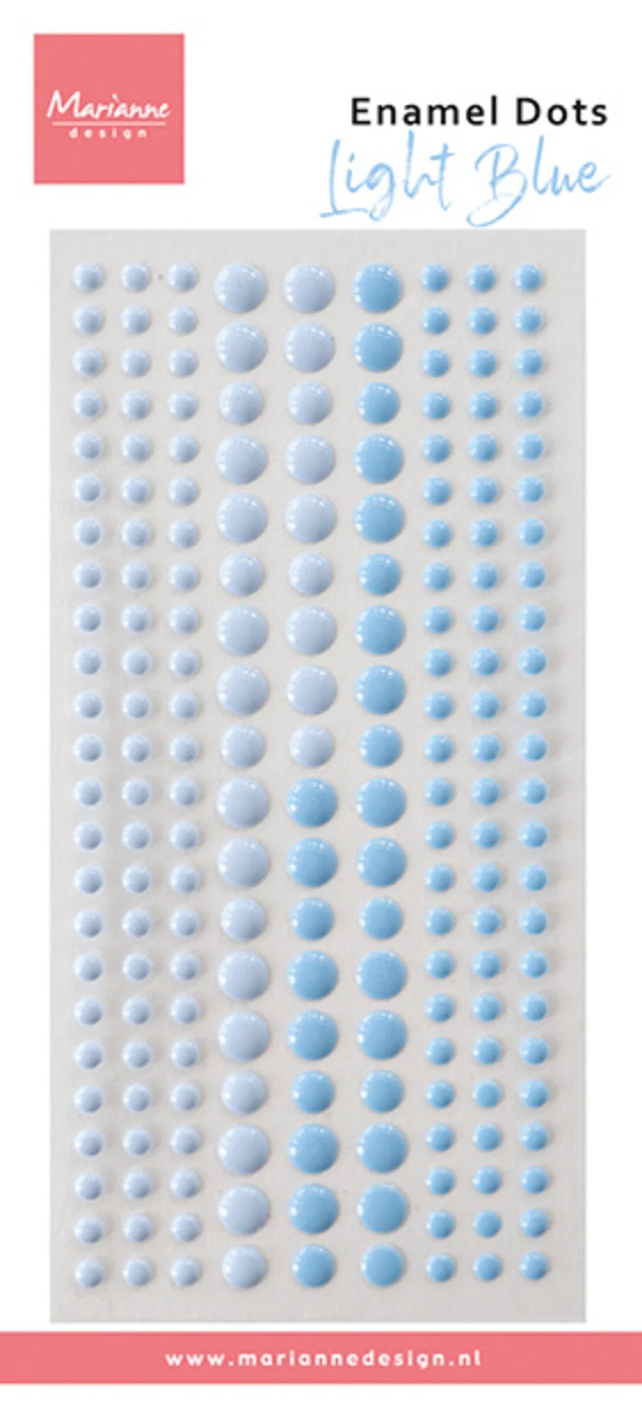 Enamel Dots Duotone Light Blue