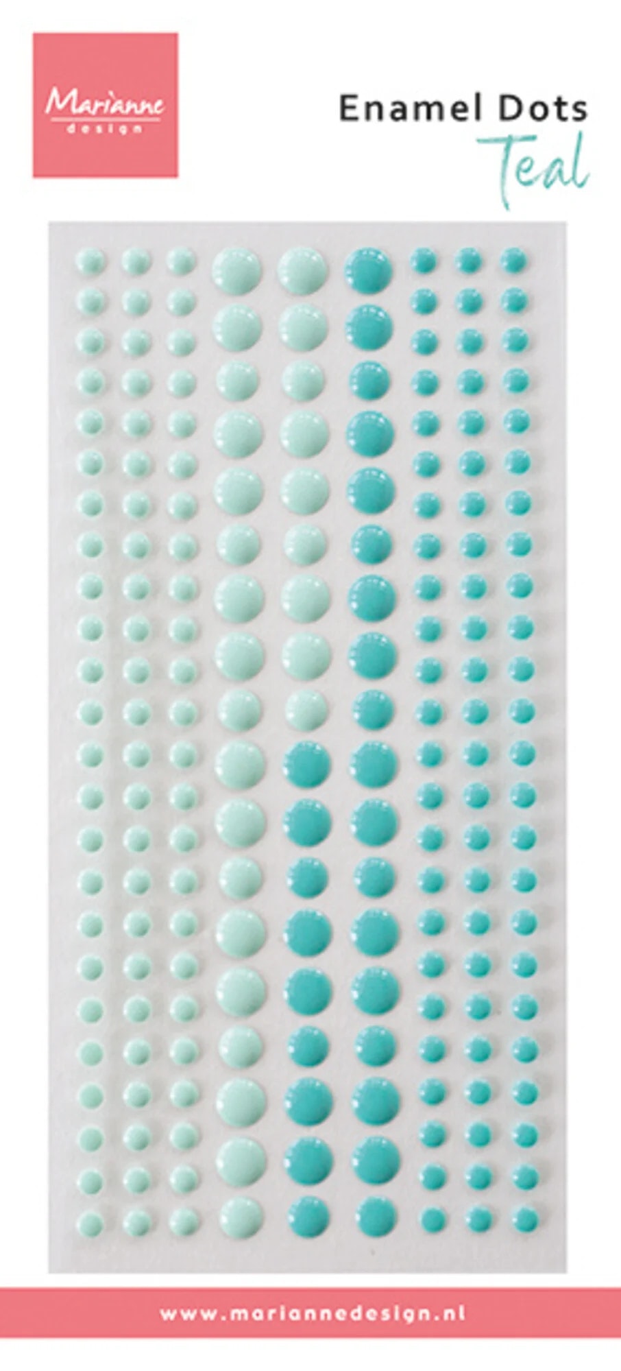 Enamel Dots Duotone Teal