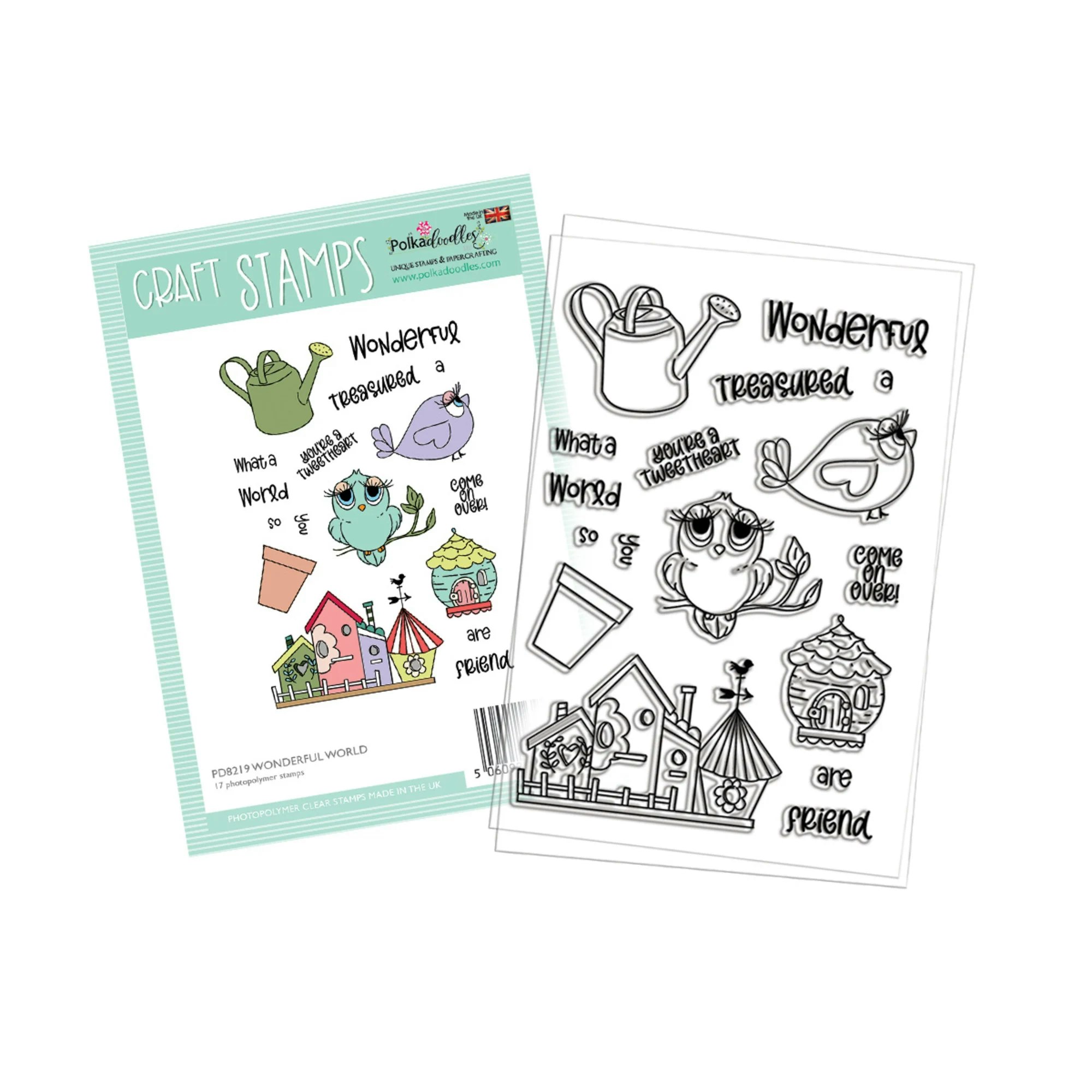 Wonderful World Clear Stamps