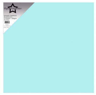 Skyblue / Ljusblå cardstock 12*12