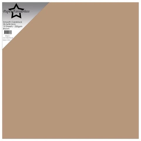 Brown cardstock 12*12