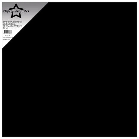 Black cardstock 12*12