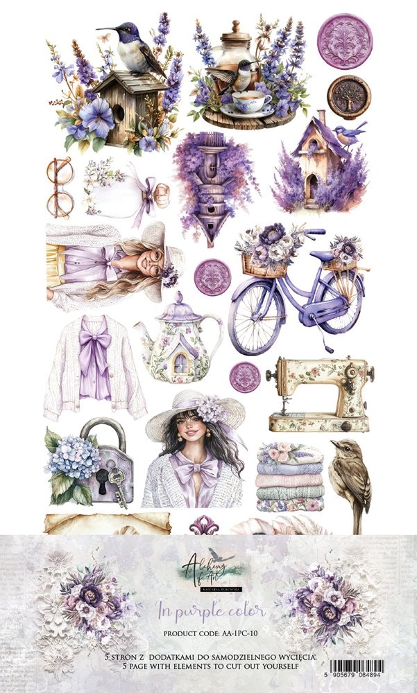 In Purple Colors   Extras to Cut Set
