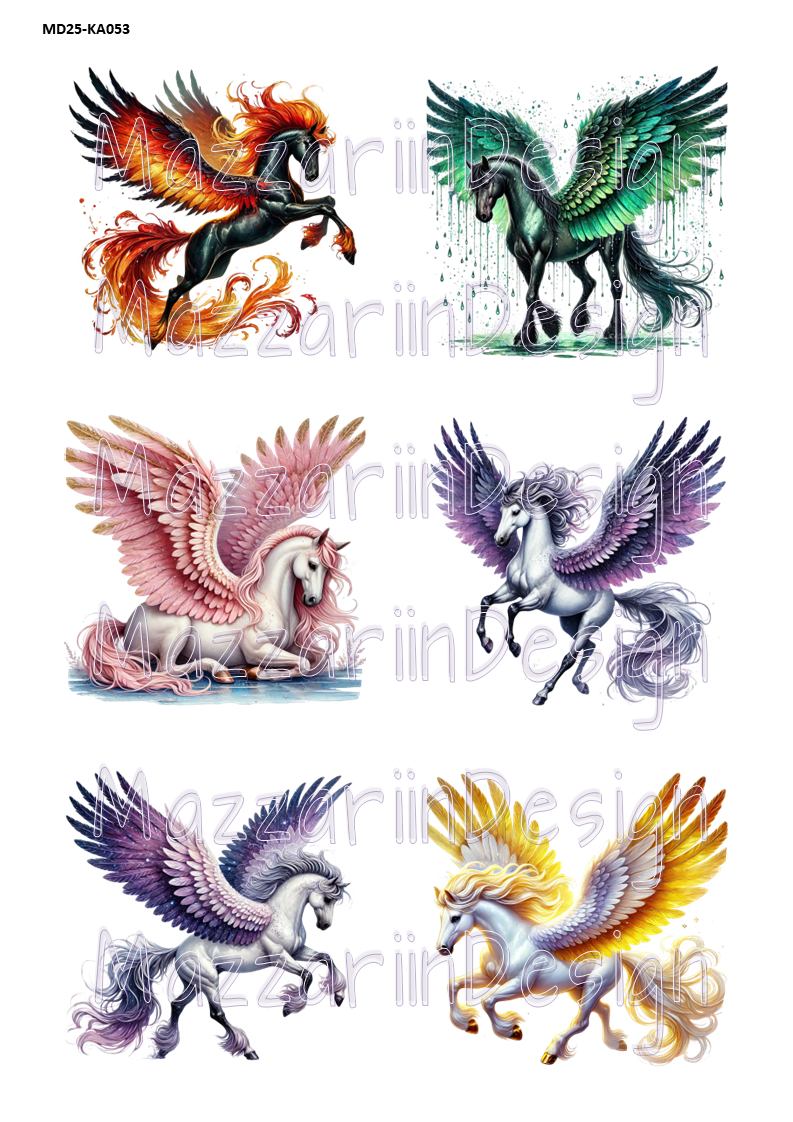 KA053 Pegasus in colours