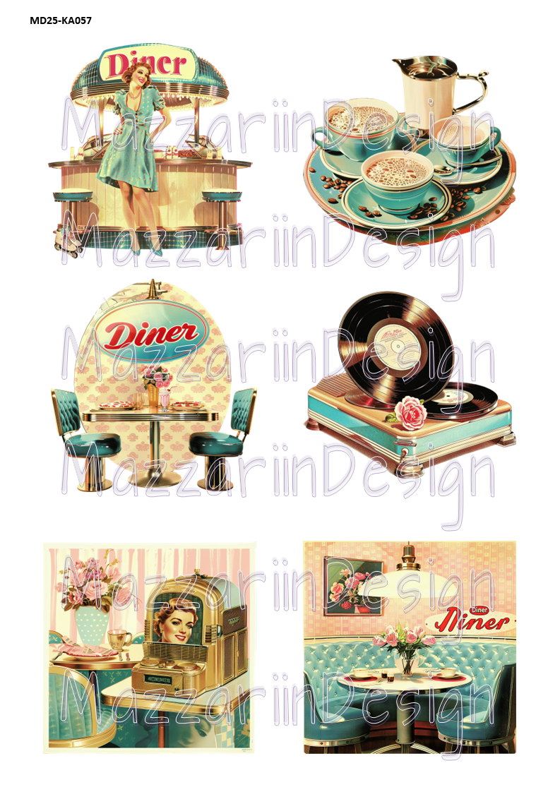 KA057 50s Diner