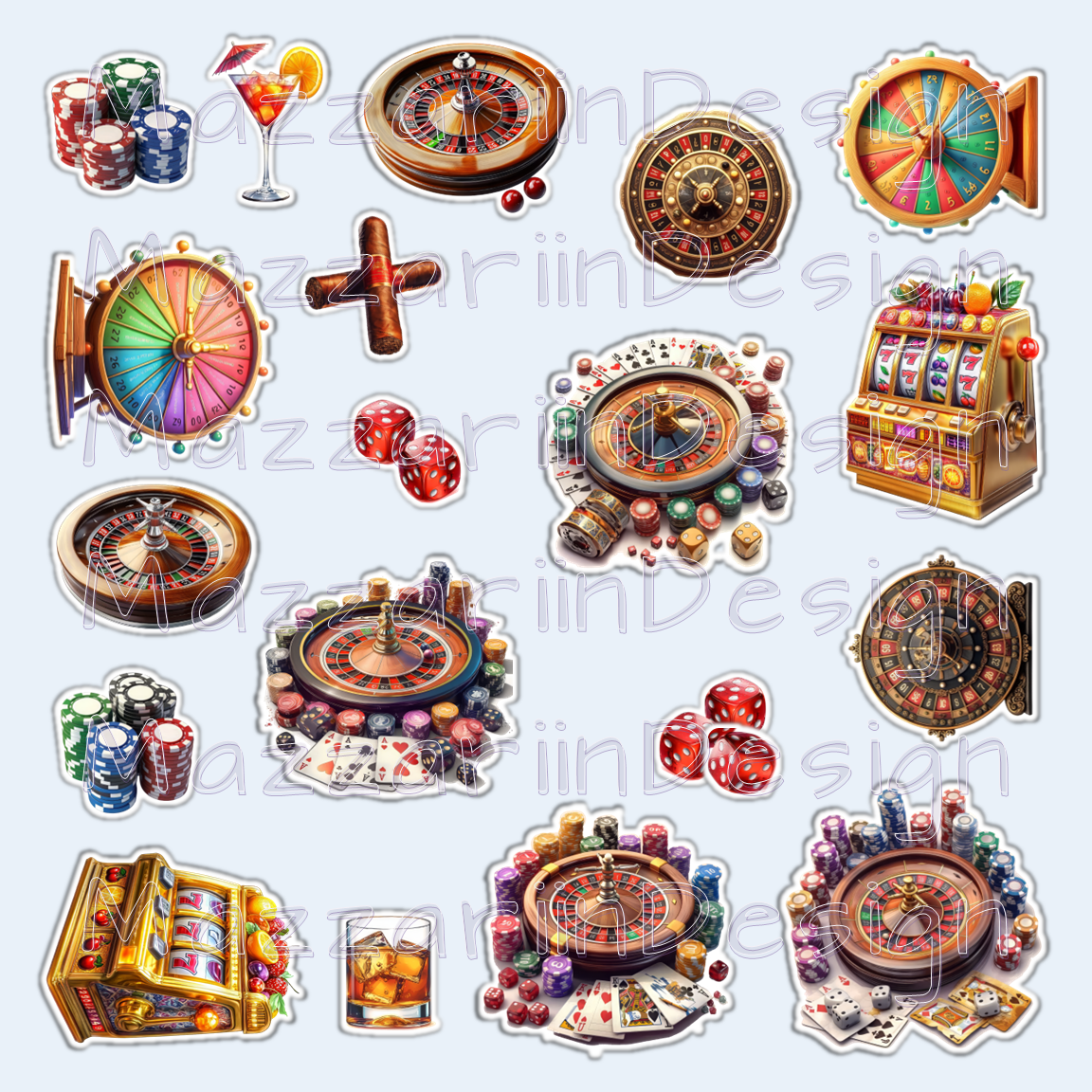 Casino diecuts