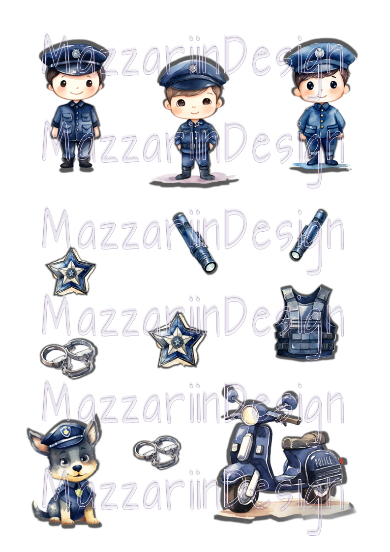 Police diecuts