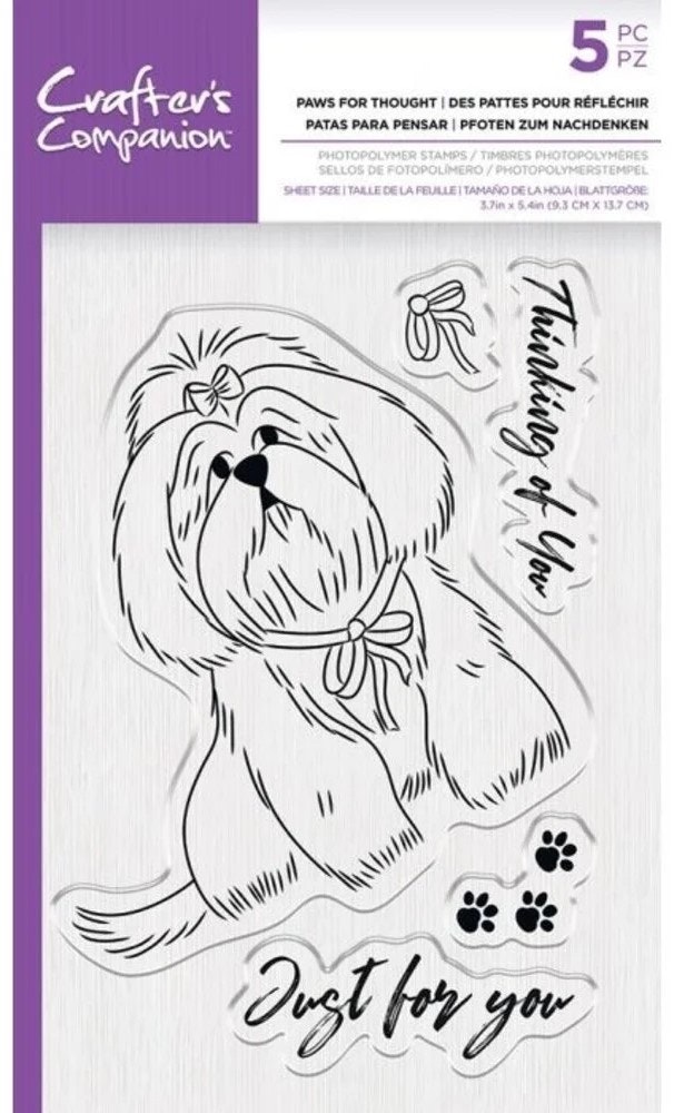 Clearstamp Paws for thought  CC-STP-PFT