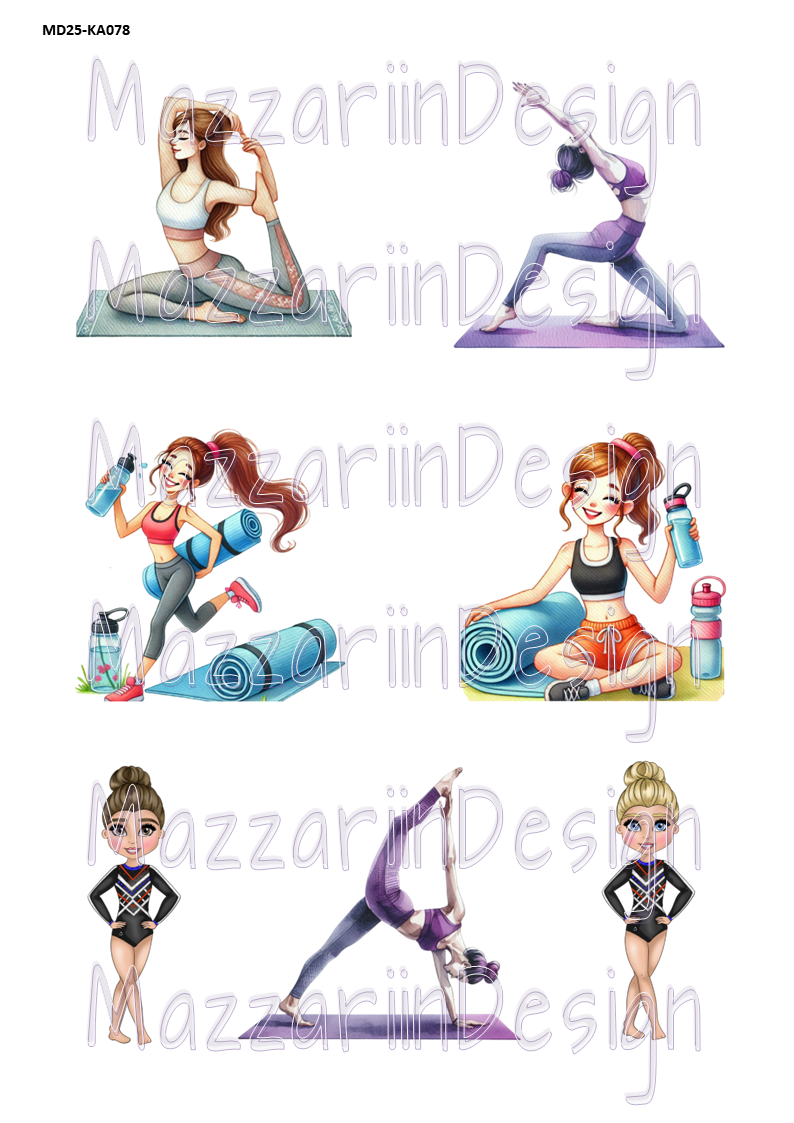 KA078  Gymnastic girl 02