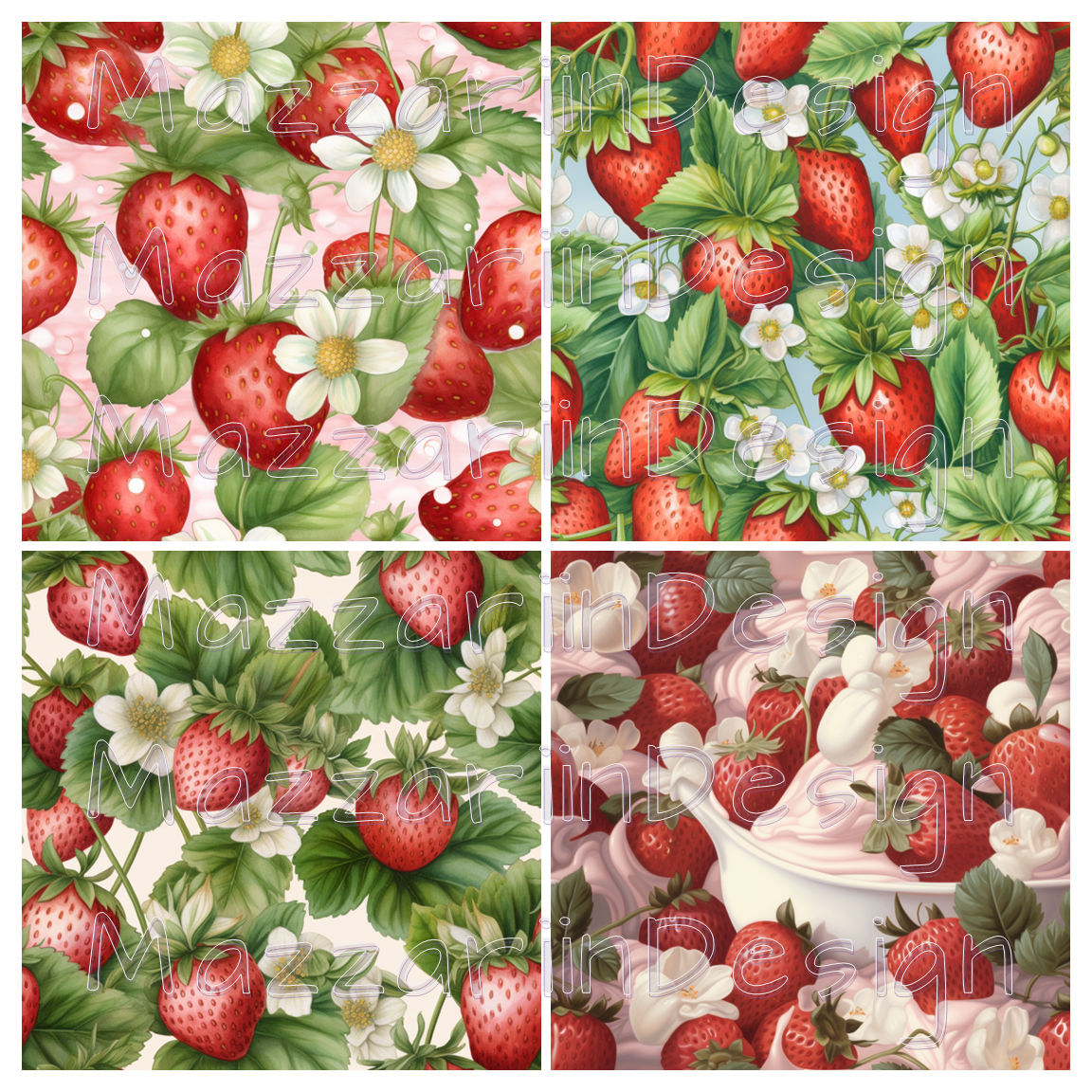 12" Strawberries 01