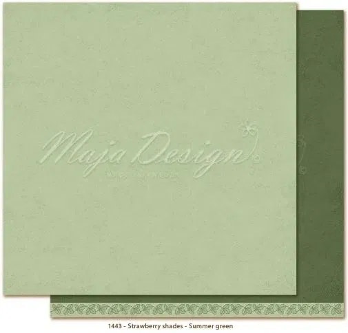 Maja Design - Monochromes - Strawberry Thief - Summer Green
