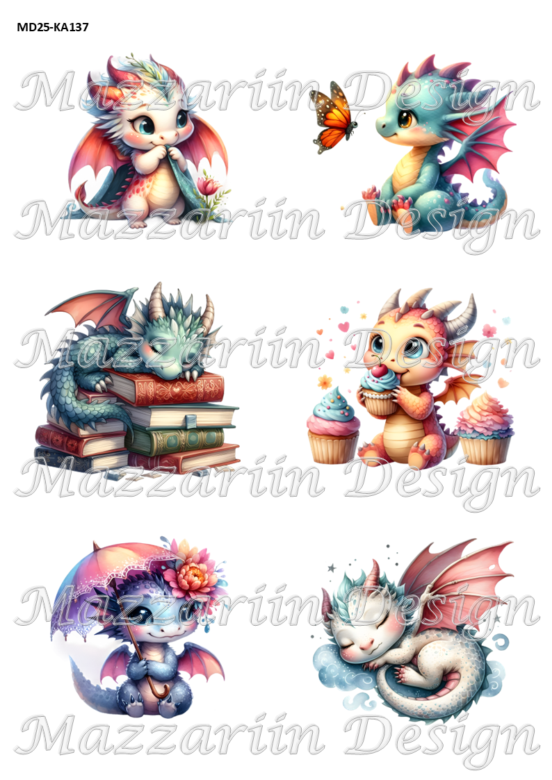 KA137 Cute baby dragon