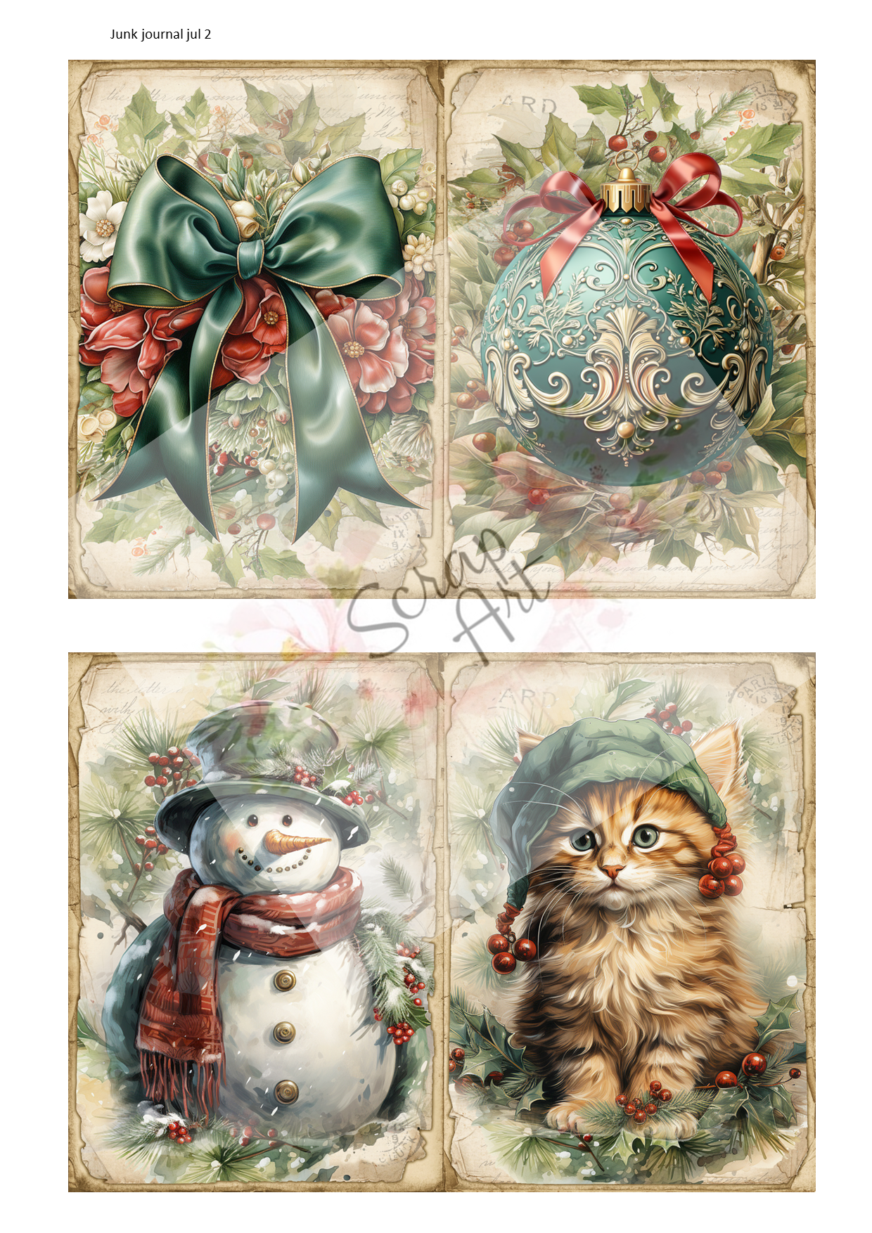 Junk journal Jul 2