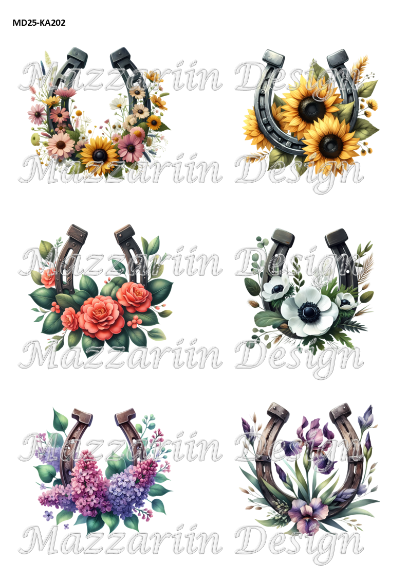 KA202 Hästskor med blommor