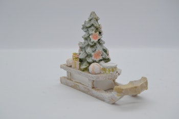 Kjelke med juletre