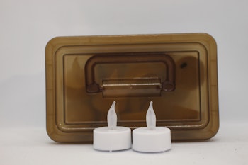 Led-telys, 24 stk med batteri