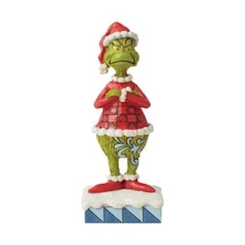 Grinch i en grumpy posering