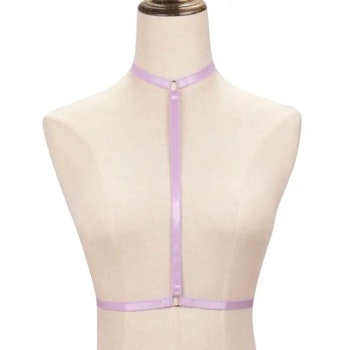 Adjustable harness bra Pink Made in EU Germany