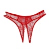 Open Panty Front & Back, Red