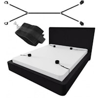 Set per bondage a letto con piedi e manette | per il letto