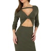 Green Knitted Sexy Dress, Whoo