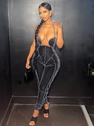 Sexy Jumpsuits Halterneck & Bodycon Ladies