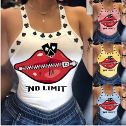 Tanktopp Black Queen - No Limit Läppar