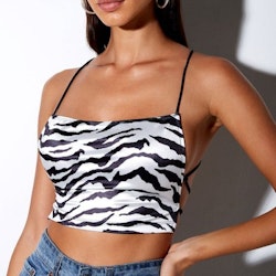 Sexy Corp Camisole Backless Top