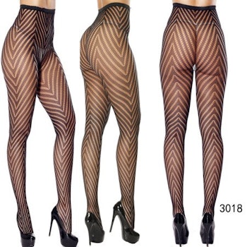 Sexy Tights with Large Zigzag Pattern