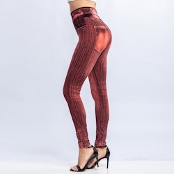 Leggings med Jeans Denim utseende, Olika färger