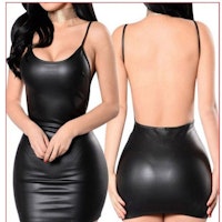 Abito sexy per fetish e BDSM, senza schienale