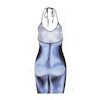 Tight Mini Dress Halter Neck X-Ray | Hot Woman Clothes