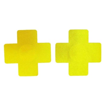 Yellow Nipple Cross Sticker | Hot Woman Clothes