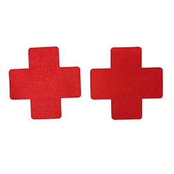 Nipple Cross Sticker - Red | Hot Woman Clothes