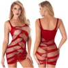 Lingerie Underdress - Red Tight Mesh | Hot Clothes